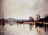 Claude Monet Canvas Paintings - The Seine Below Rouen